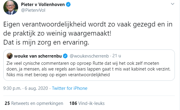 Pieter Van Vollenhoven Tweet