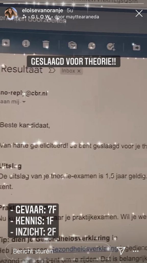 Eloise Screenshot Insta Story 19 Oktober 2020