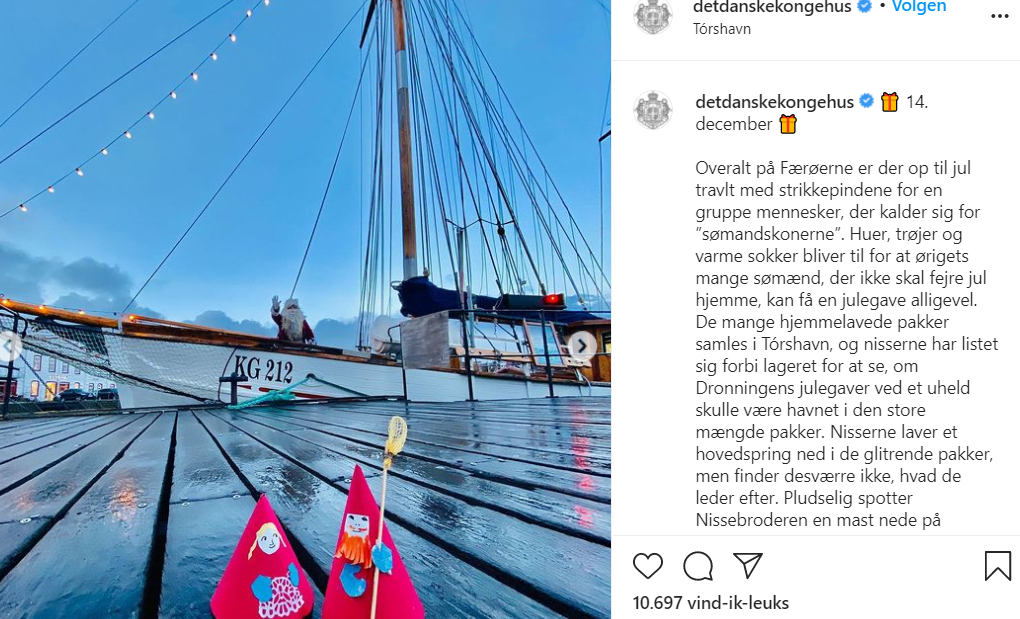 Deense Kerst Instagram Foto 2