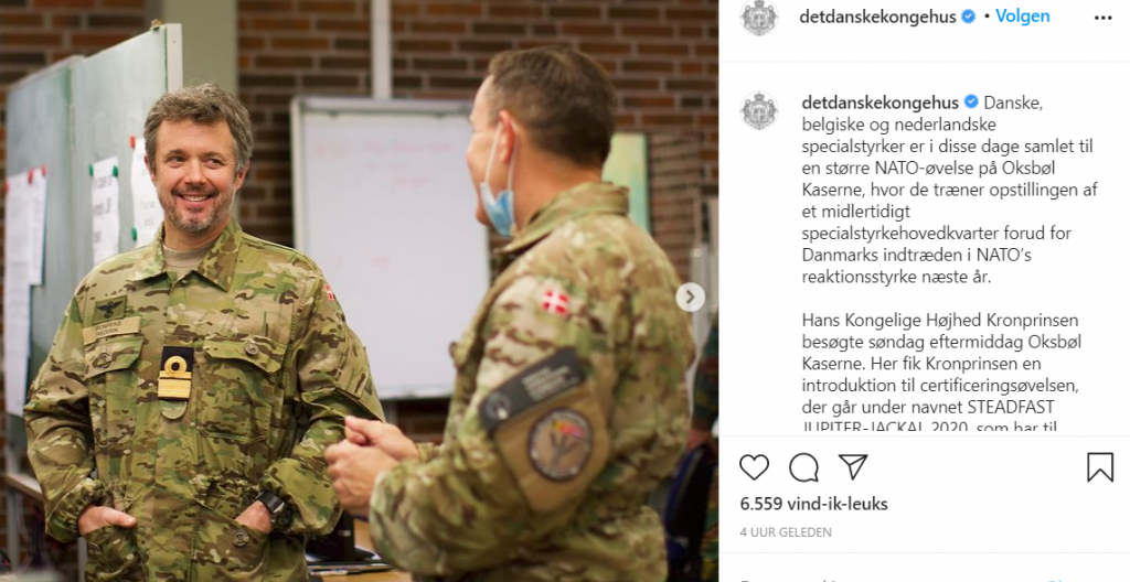 Frederik Denemarken Militair Uniform