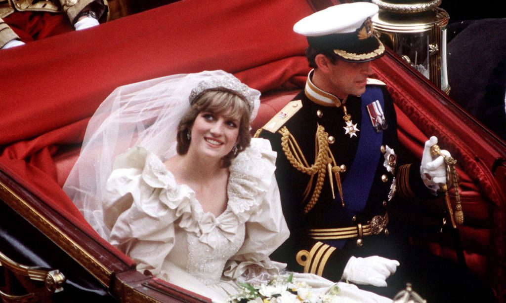 Trouwdag Bruiloft Huwelijk Diana En Charles 1981
