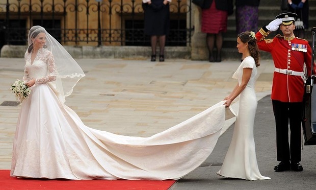 Kate Middleton Arrives With Her Sister,