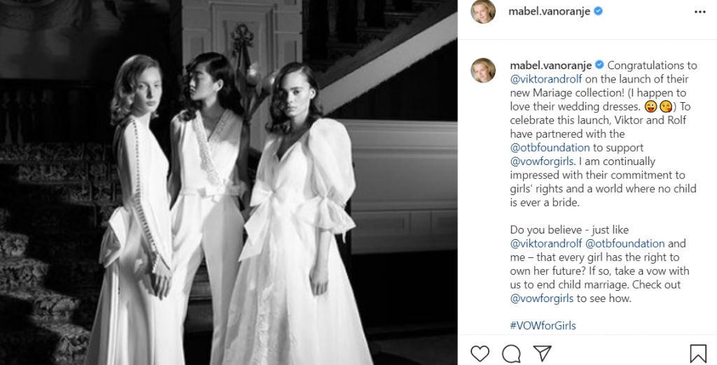 Mabel Viktor En Rolf Screenshot Instagram