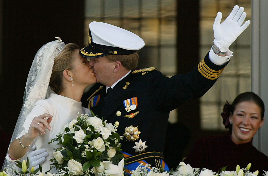 Huwelijkskus Willem-Alexander en Máxima