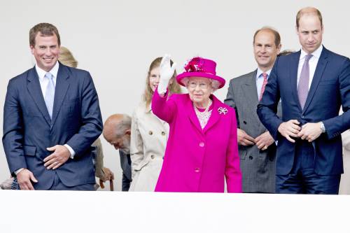 Groot Brittannie Viert 90ste Verjaardag Queen Elizabeth