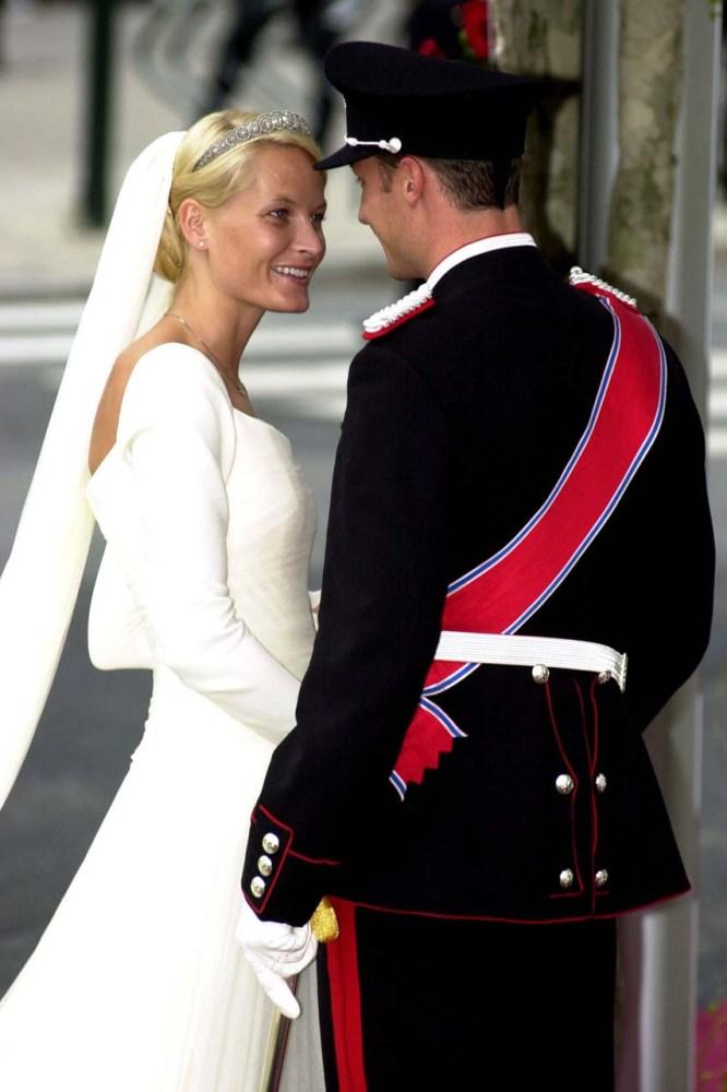 Mette Marit En Haakon Trouwdag 25 Augustus 2001 Anp