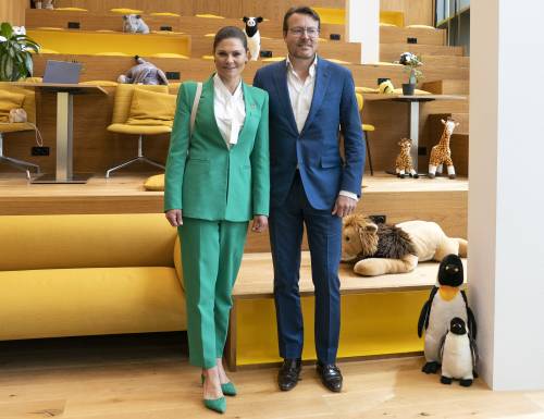 Kroonprinses Victoria En Prins Constantijn Bezoeken Edge Olympic