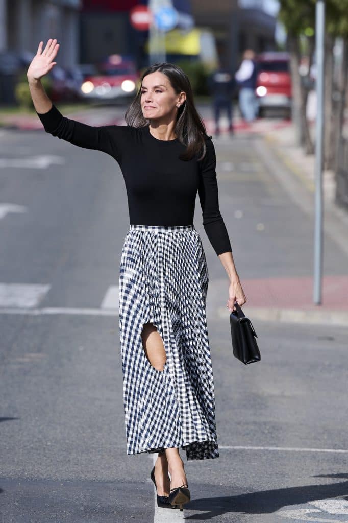 Queen Letizia Of Spain Attends "opera Prima: Ciudad De Tudela" Film Festival