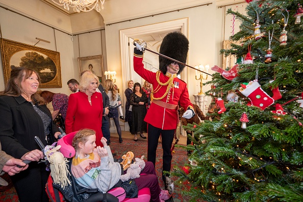 The Queen Consort Invites Children To Decorate The Clarence House Christmas Tree