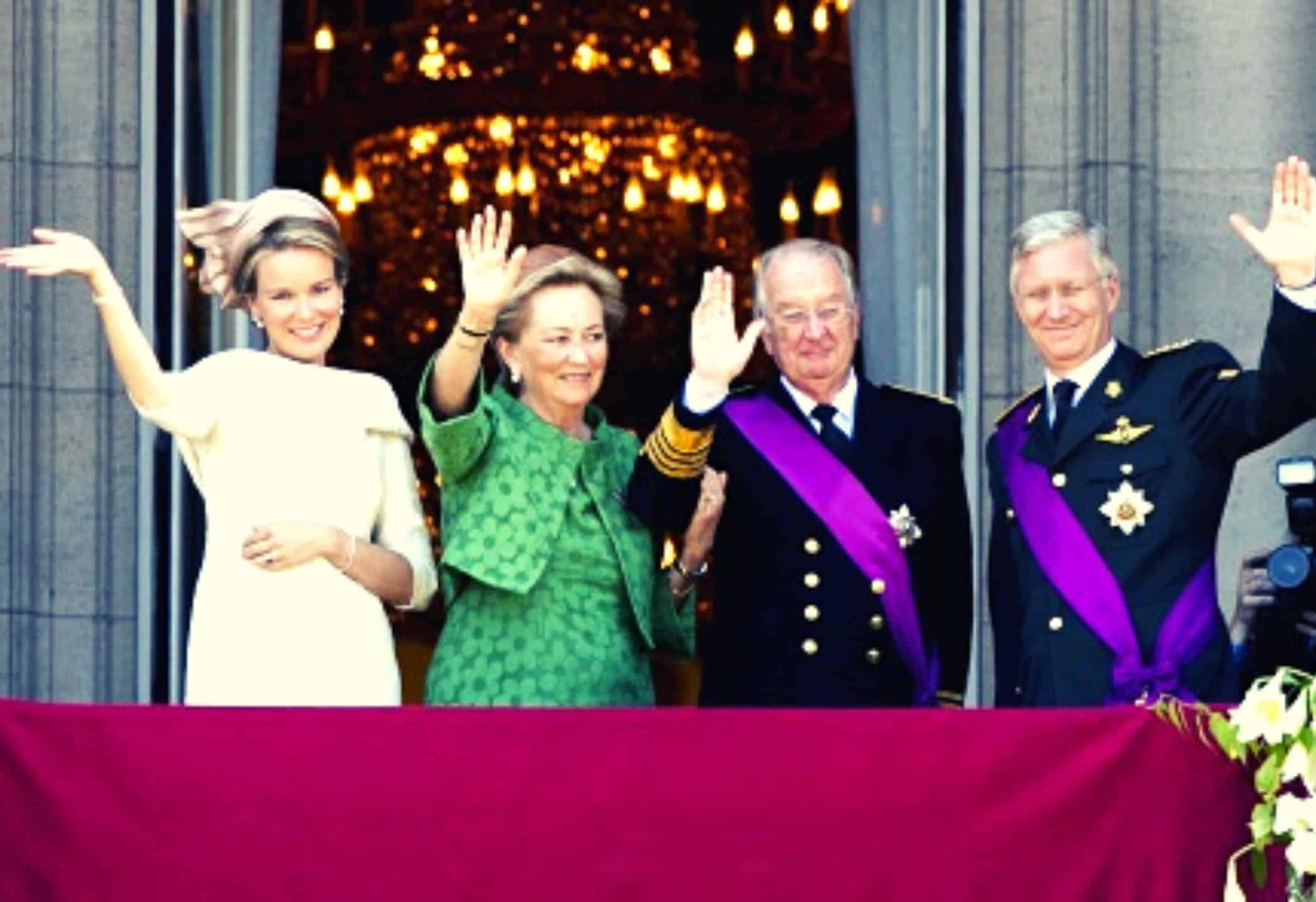 Mathilde, Paola, Albert, Filip