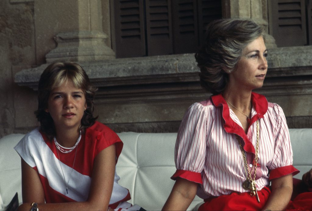 The Queen Sofia And Princess Infanta Cristina