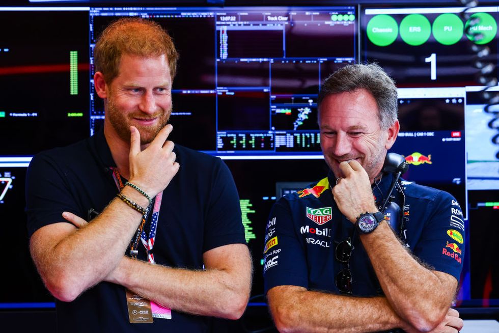 Red Bull Racing Team Principal Christian Horner Talks With News Photo 1698003282