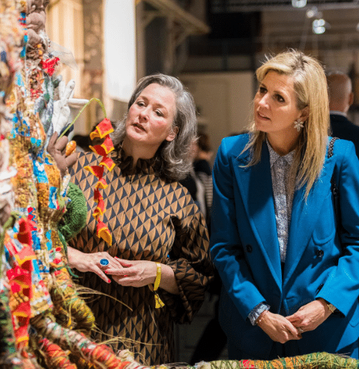 Maxima In Blauw Screenshot Instagram Koninklijk Huis