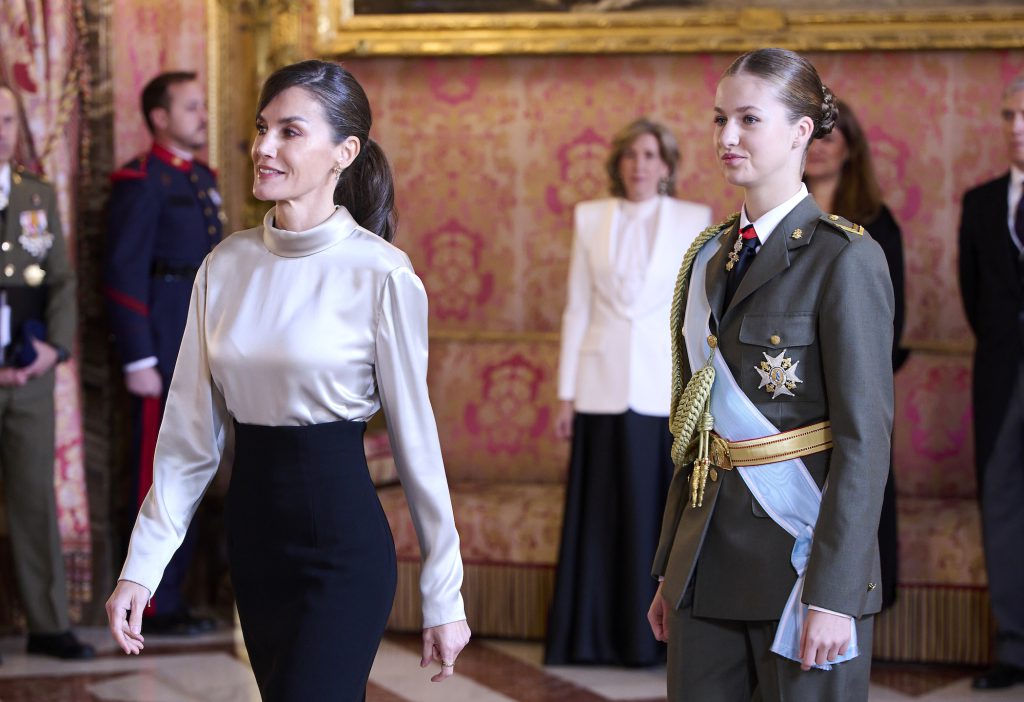 Spanish Royals Celebrate New Year's Military Parade 2024