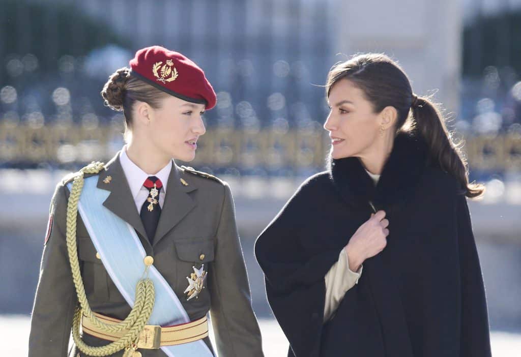 Spanish Royals Celebrate New Year's Military Parade 2024