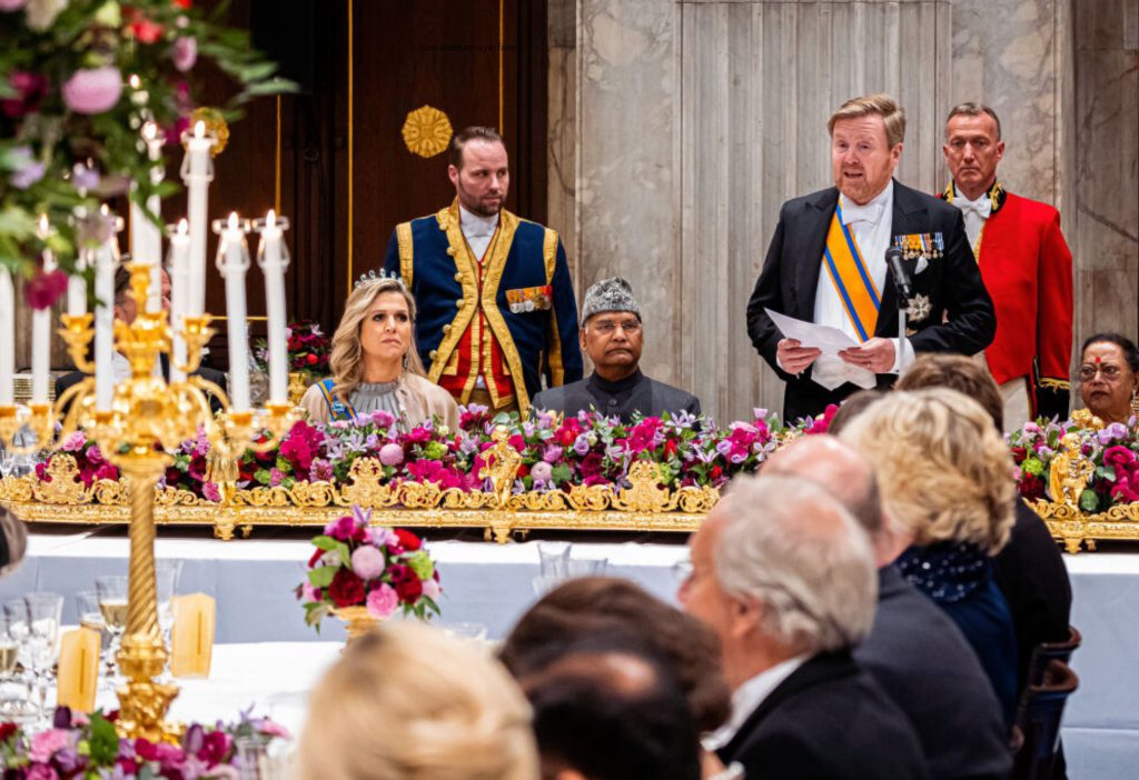 Staatsbanket dutch royal family maxima