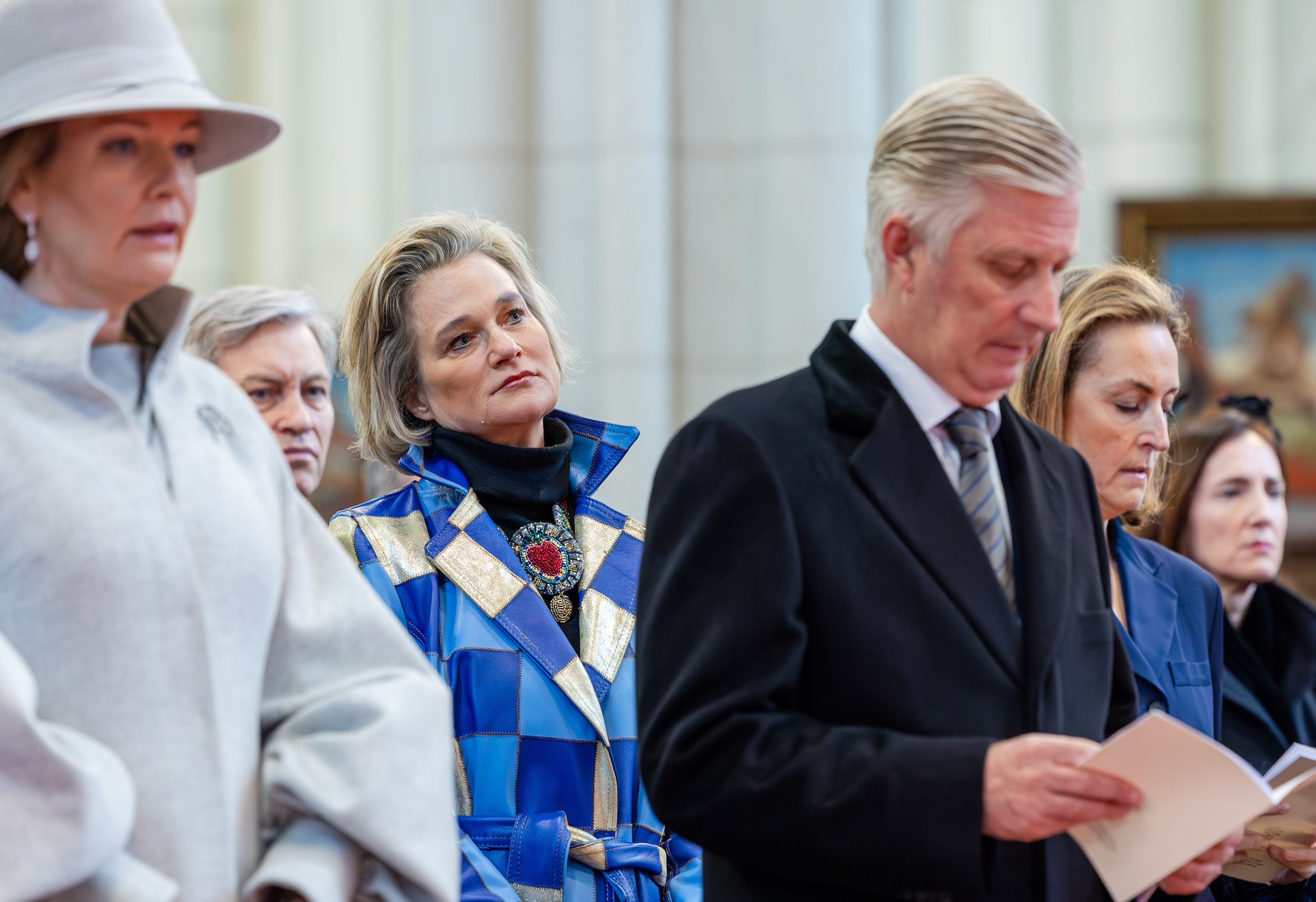 Belgium Royal Family Attend Annual Mass In Memory Of Deceased Members Of The Royal Family At The Notre Dame De Laeken Church