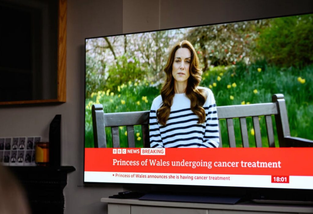 Kate Toespraak kanker, Geschokte Britse media over zieke prinses Kate