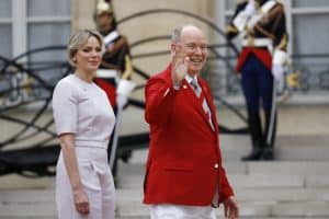 French President Macron Receives Heads Of State Prior To Olympics Opening Ceremony