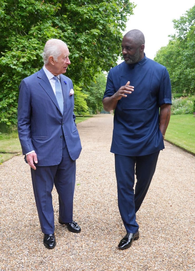 The King Meets Idris Elba And Joins A King's Trust Hosted Discussion On Youth Opportunities