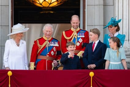 Trooping The Colour 2025 charles louis william george kate