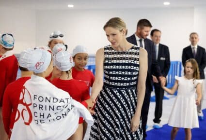No Tabloids Brigitte Macron And Princess Charlene At The Water Safety Day Event