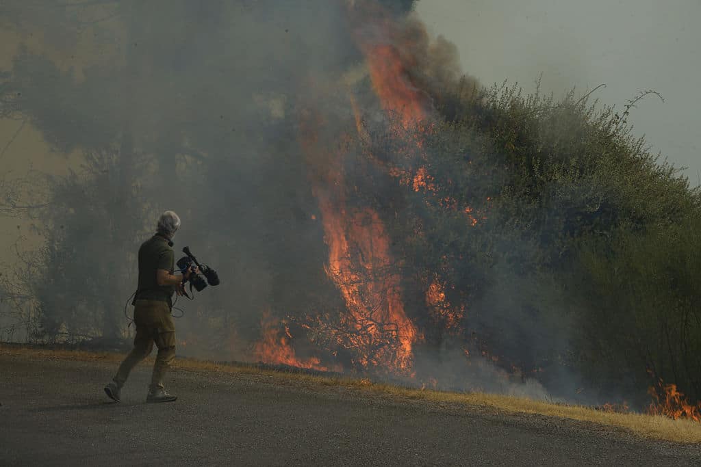 Some 40 Municipalities Without Garbage Collection Service Due To The Fire That Affected The Clean Point Of A Rua. Felipe Spanje bosbranden