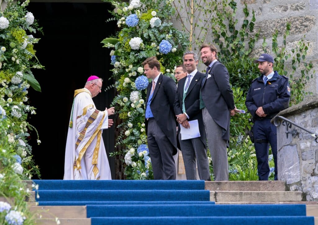 Marie Caroline Of Liechtenstein And Leopoldo Maduro Vollmer Give Each Other Yes I Want In Vaduz Cathedral 30 Aug 2025