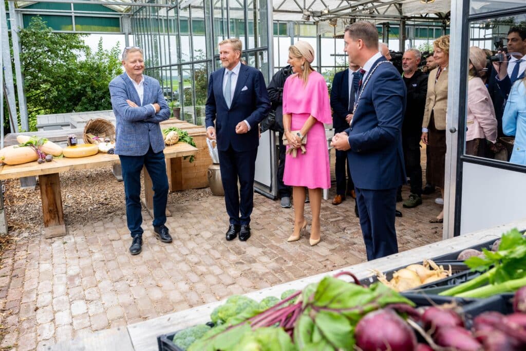 Koningspaar Bij Streekbezoek Provincie Flevoland