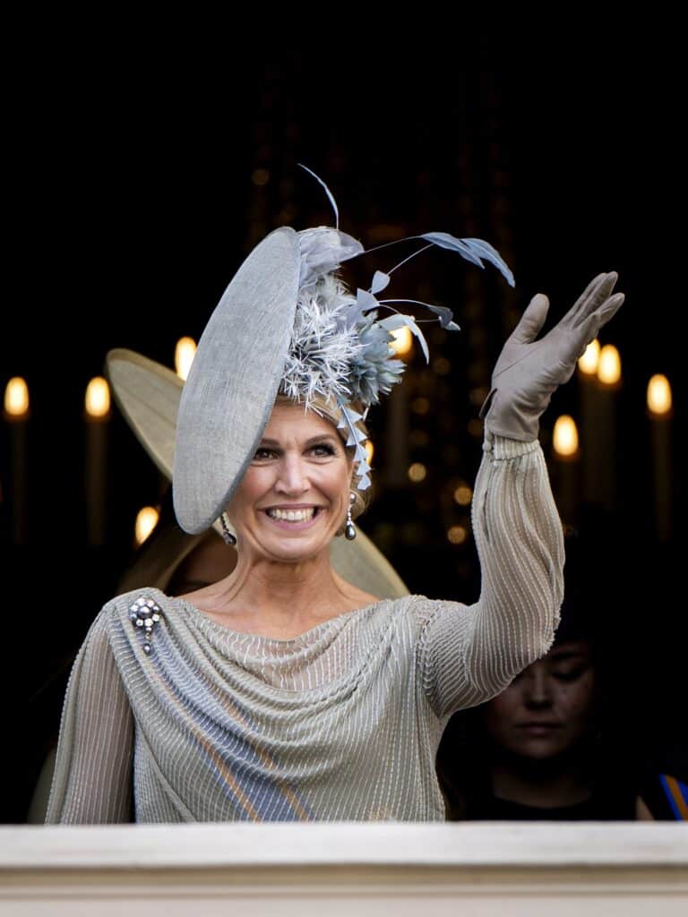 Prinsjesdag: Aankomst Koninklijke Stoet Bij Paleis Noordeinde Maxima