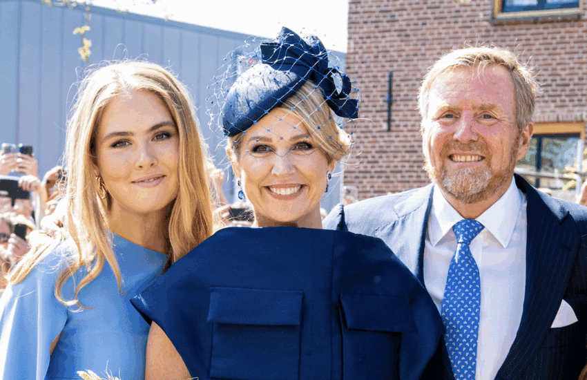 Amalia, Máxima, Willem Alexander koningspaar