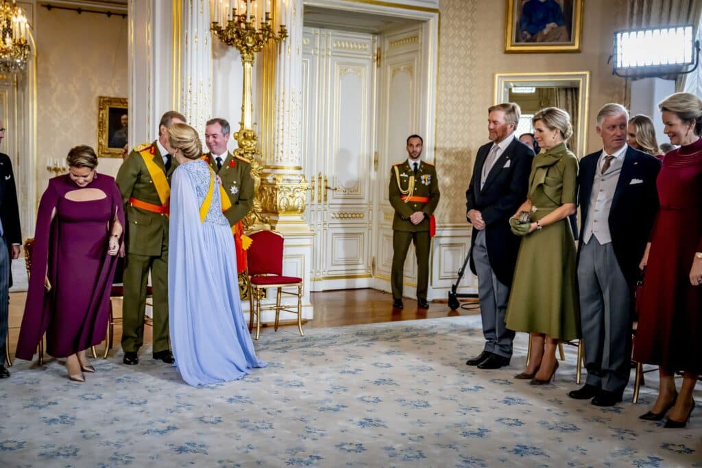 Abdicatie En BeËdiging Van De Luxemburgse Koninklijken