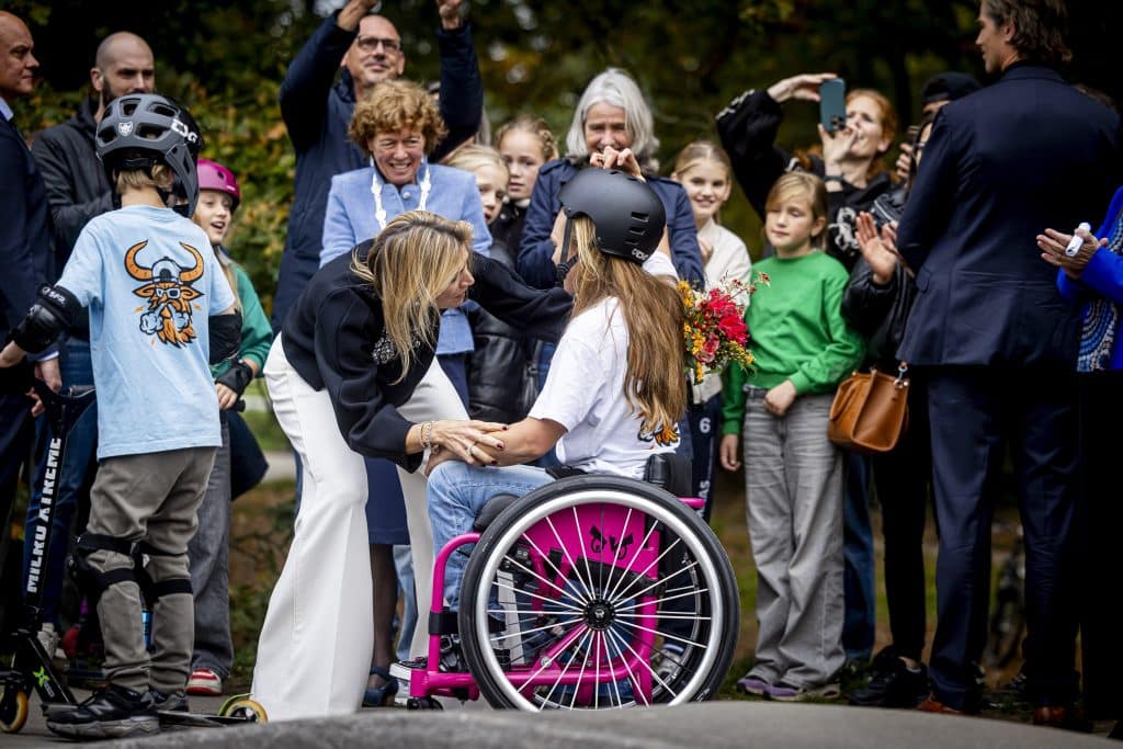 Koningin Máxima Brengt Een Bezoek Aan Oss.