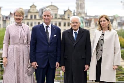 Belgium Italy State Visit Tuesday Filip mathilde