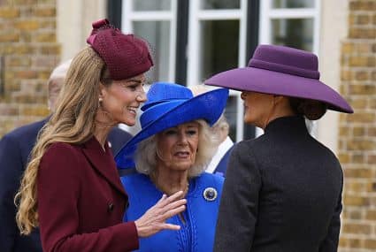 Uk Hosts President Trump And First Lady Melania Trump For State Visit Day Two camilla kate