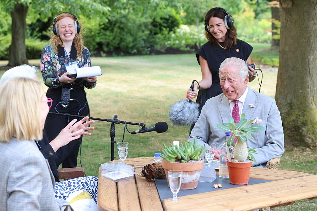 King Charles Iii Records Podcast With Cate Blanchett And Dr Elinor Breman For Royal Botanic Gardens, Kew's Seed Bank 25th Anniversary