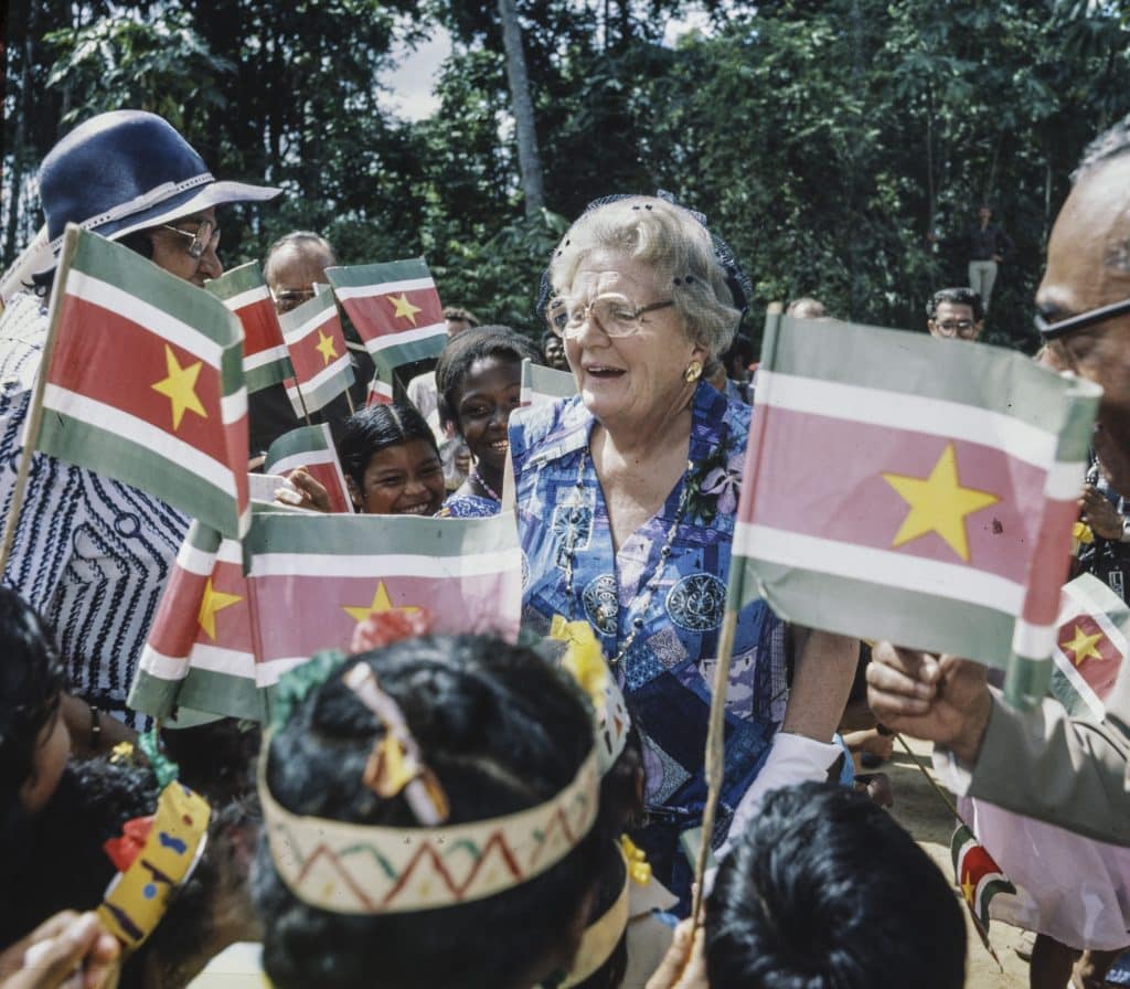 Bezoek Van Koningin Juliana En Prins Bernhard Aan Suriname