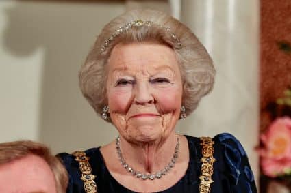 Gala Dinner In Honor Of The Spain Kings On Her Visit To The Netherlands, Amsterdam 17 Apr 2024