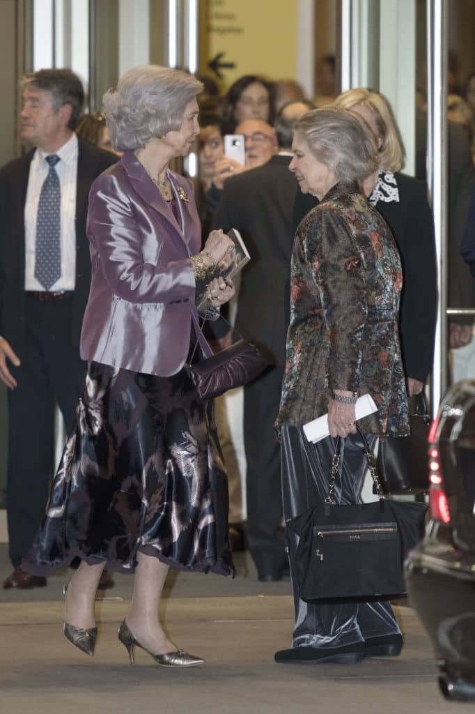 Queen Sofia Of Spain Sighting In Madrid May 21, 2019