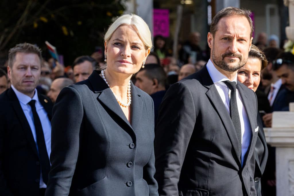 Former King Constantine Ii Of Greece Funeral Haakon Mette-Marit