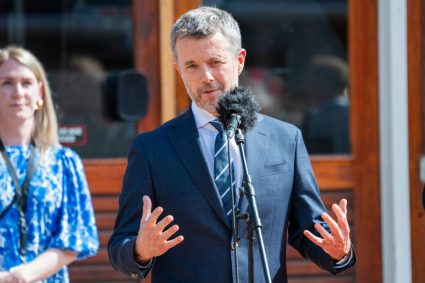 Koning Frederik Danish Royal Couple Arrive At Graasten Castle For Summer Residence