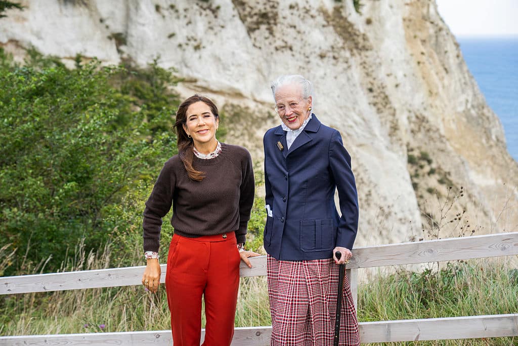 Queen Mary And Queen Margrethe Ii Of Denmark Visit Geocenter Møns Klint