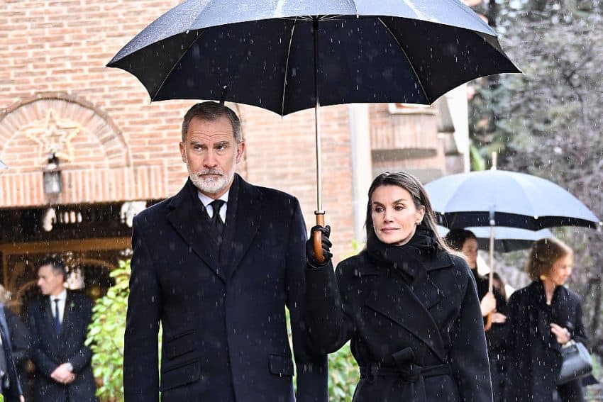 Prayer Service For Princess Irene Of Greece In Madrid Felipe Letrizia Spaanse koningspaar