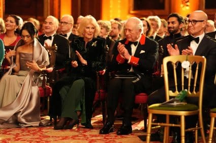 "finding Harmony: A King's Vision" Windsor Castle Premiere Arrivals Charles