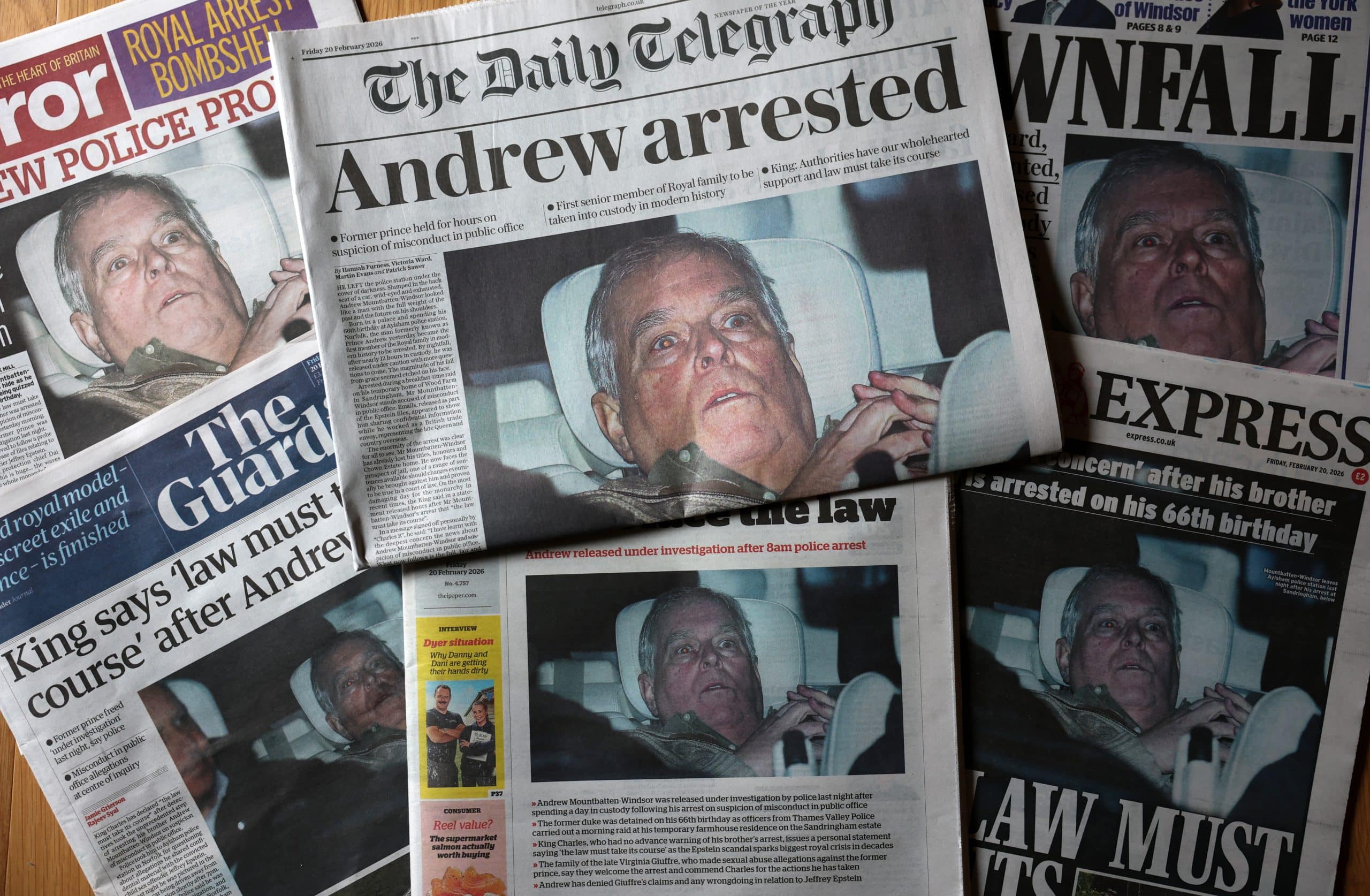 Britain Andrew Arrest