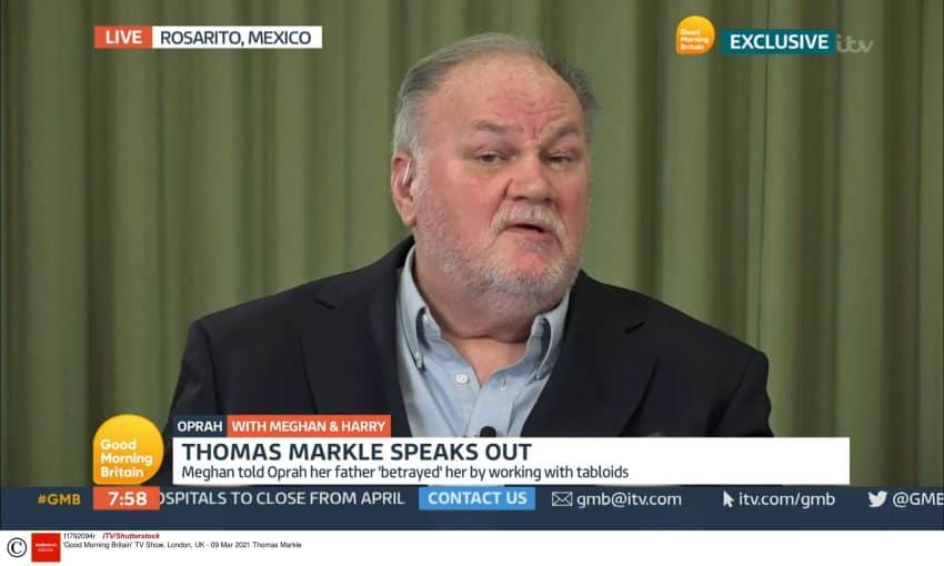 Anp 429030464 Thomas Markle vader van Meghan