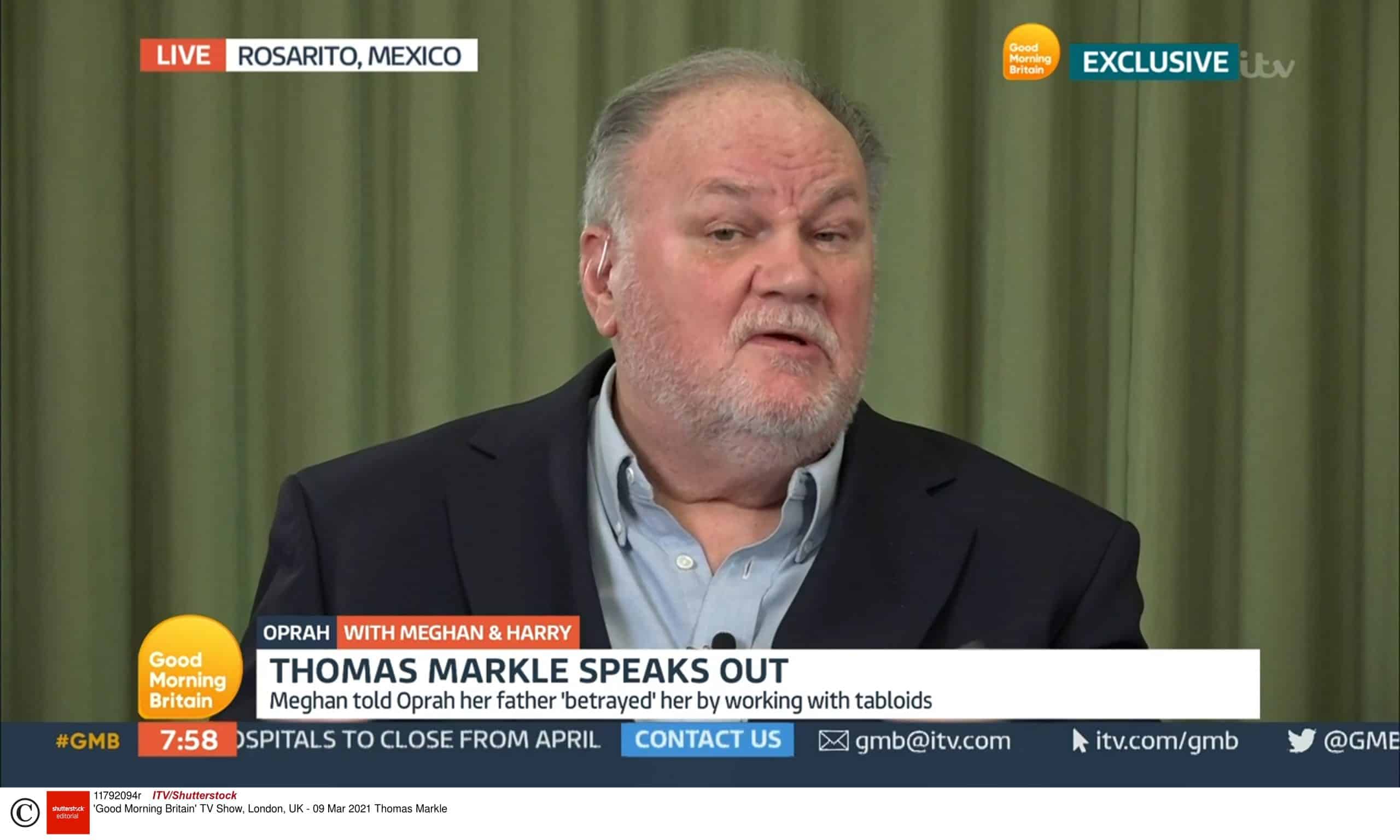 Anp 429030464 Thomas Markle vader van Meghan