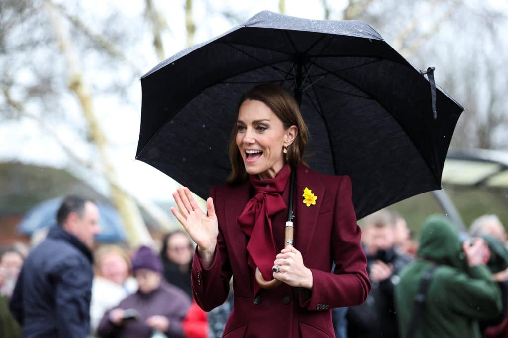 Britain's William And Catherine Visit Newtown, Wales