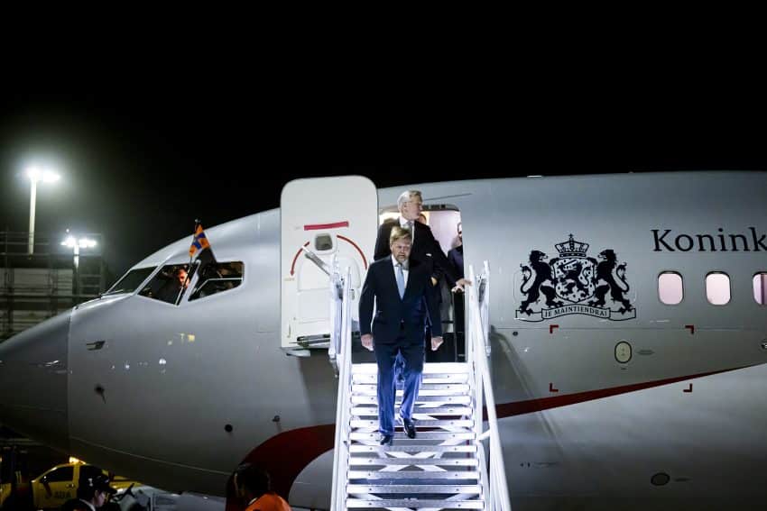 Koning Willem Alexander Komt Aan Op Aruba