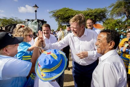 Koning Willem-Alexander Bezoekt Aruba